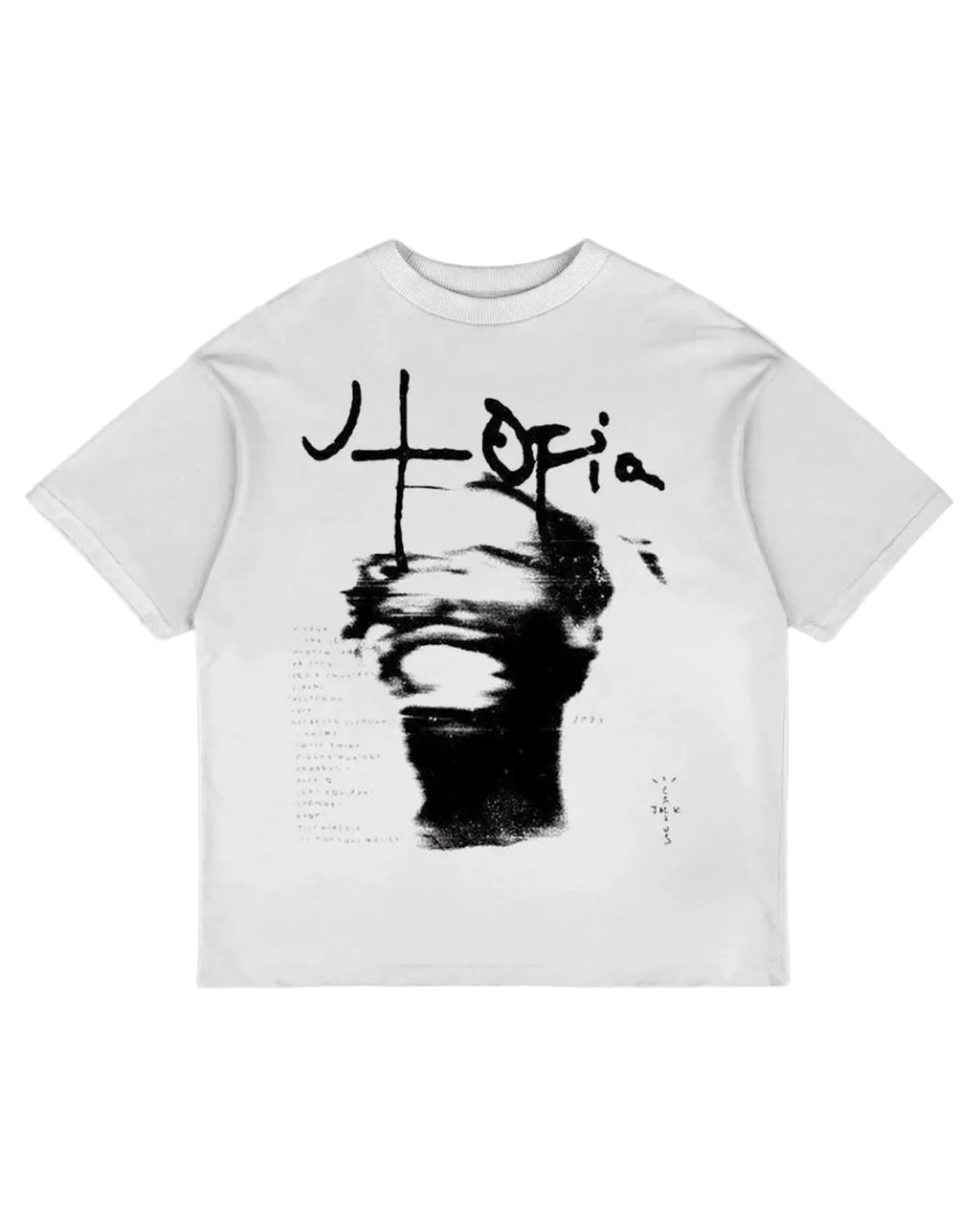 TRAVIS SCOTT WHITE T-SHIRT